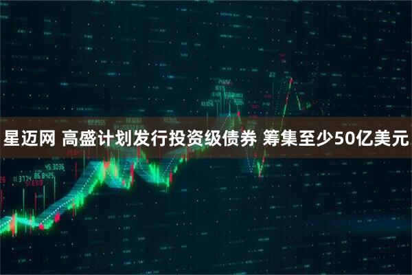星迈网 高盛计划发行投资级债券 筹集至少50亿美元